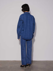 Wynn Hamlyn | Denim Shirt in Indigo | The UNDONE
