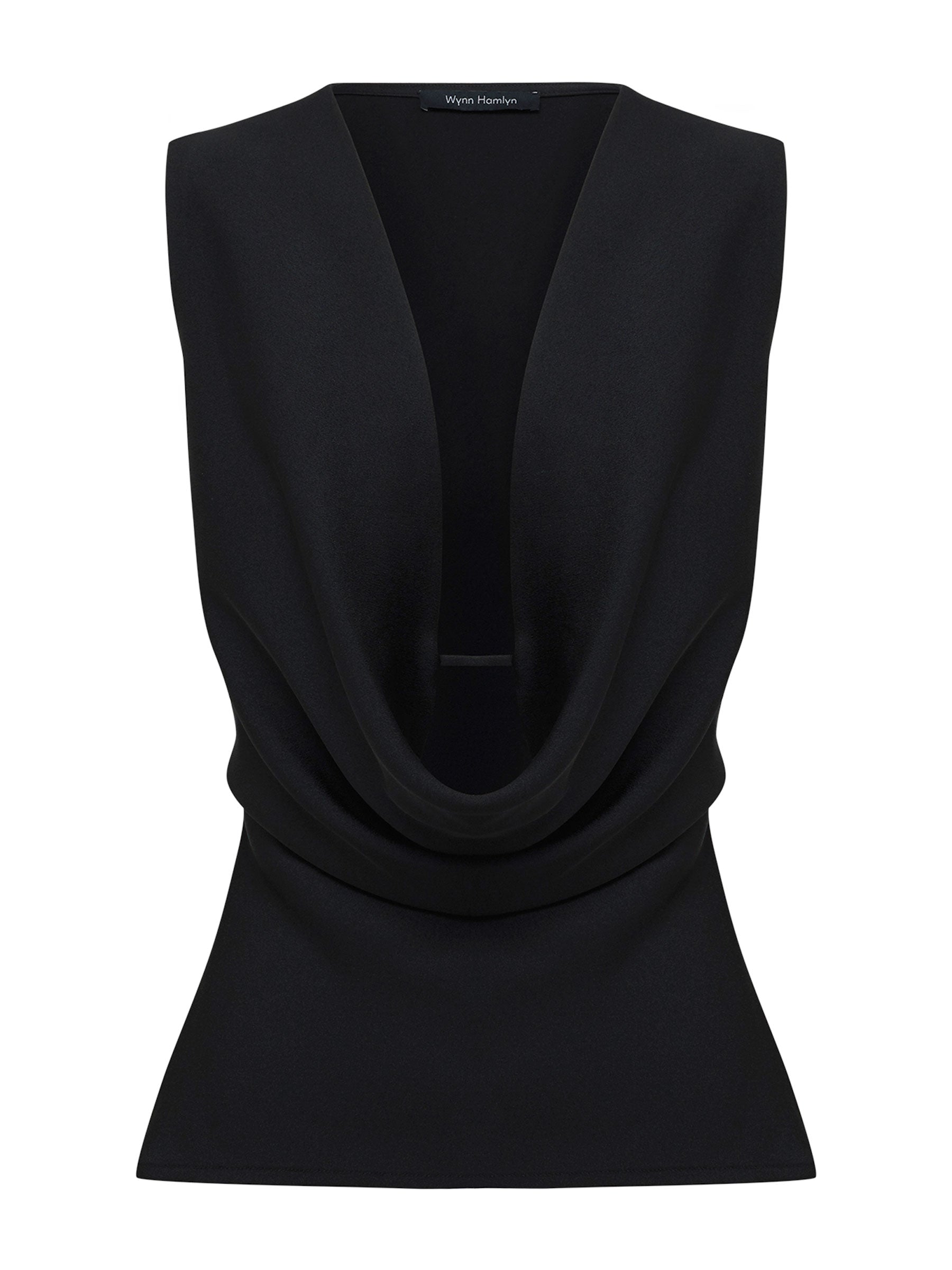 Wynn Hamlyn | Dianne Slip Top in Black | The UNDONE