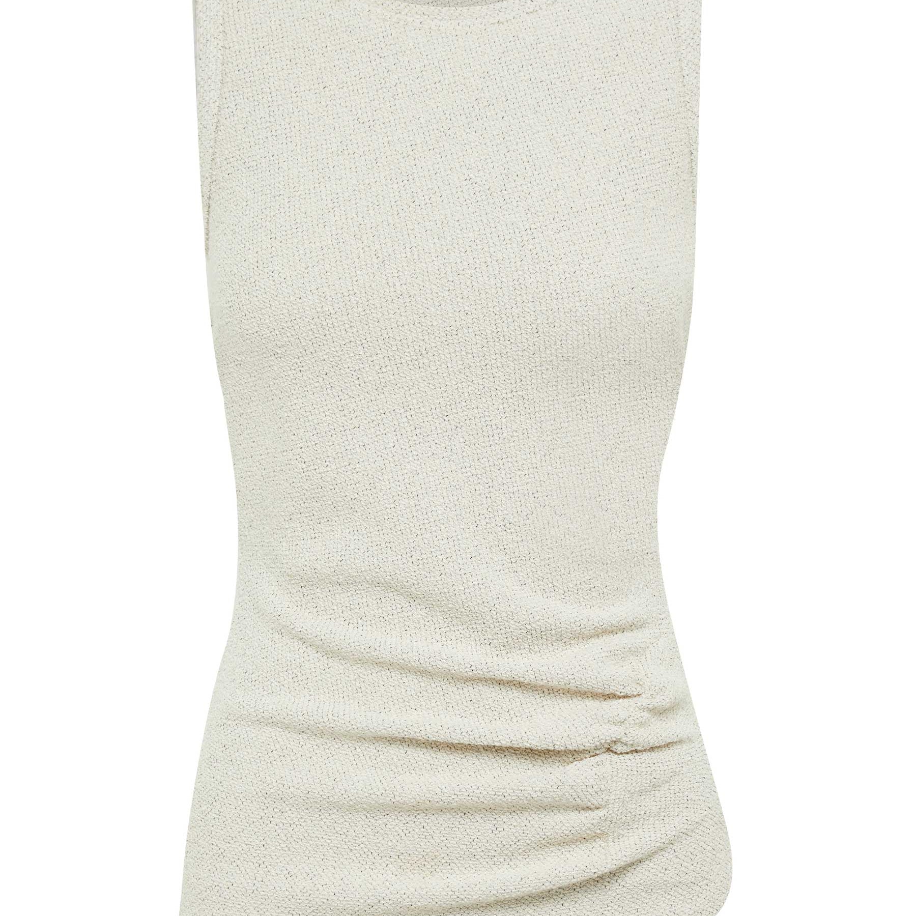Wynn Hamlyn | Lily Tank in Ivory Marle | The UNDONE