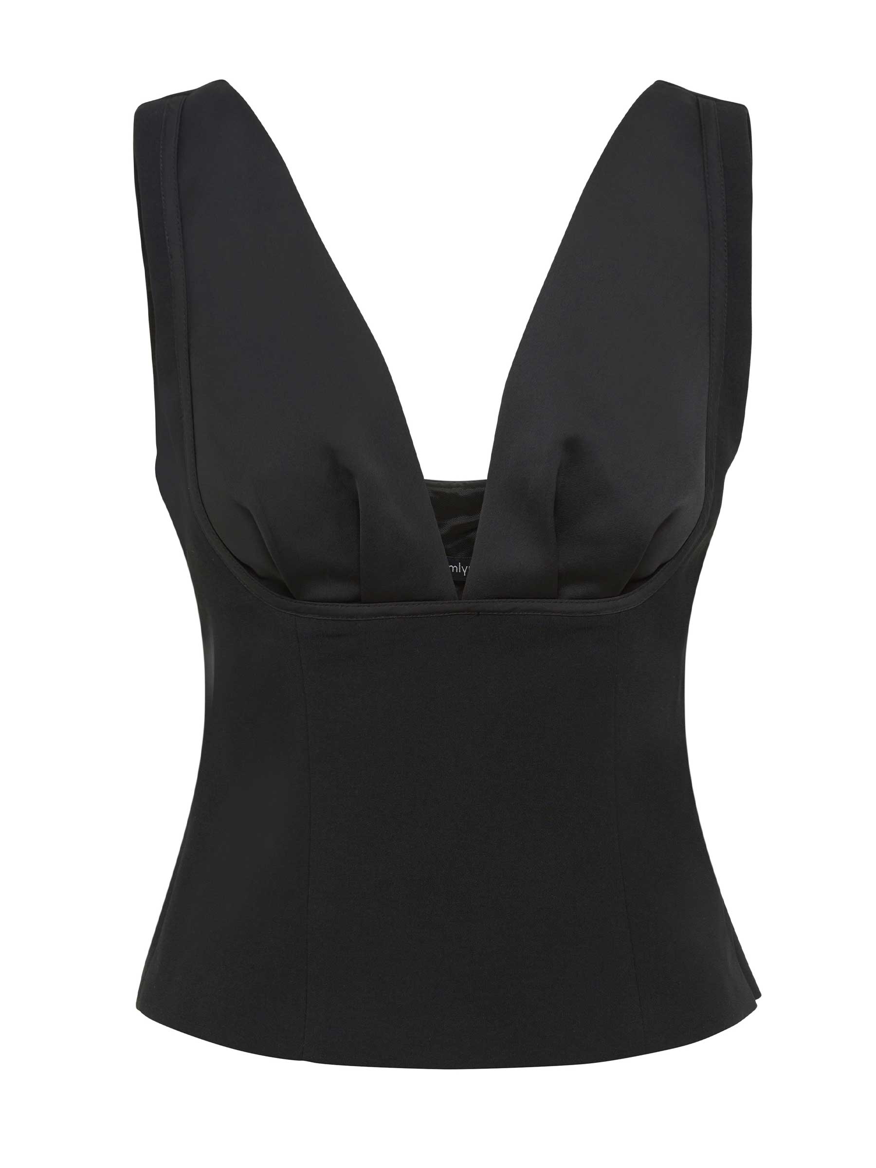 Wynn Hamlyn | Lily Top in Black | The UNDONE