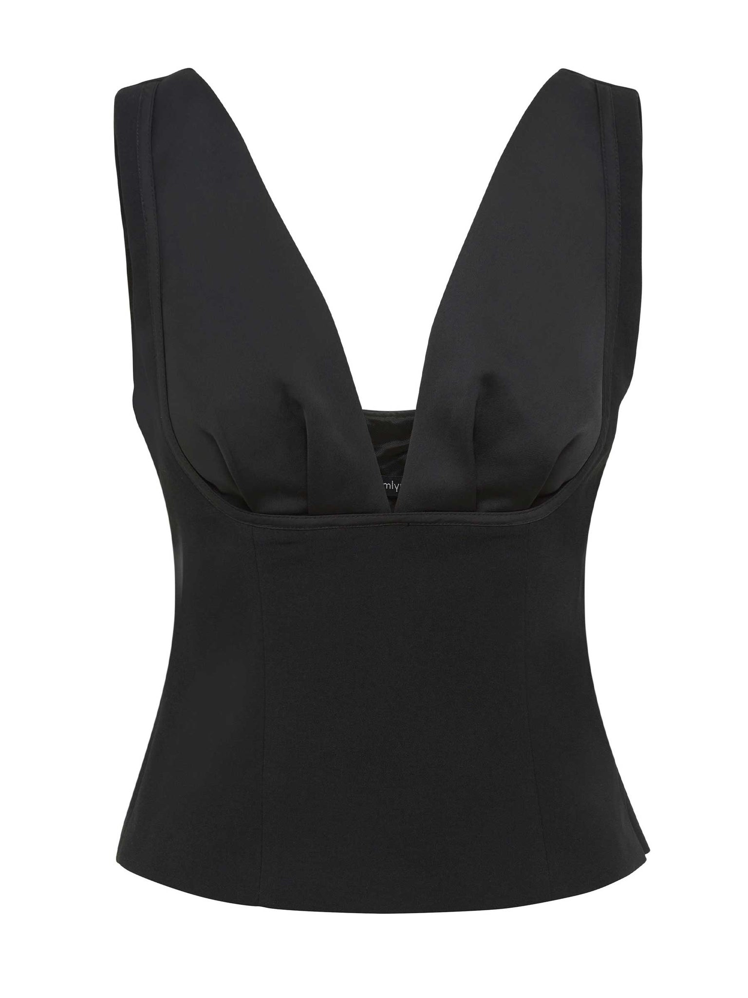 Wynn Hamlyn | Nancy Top in Black | The UNDONE by Wynn Hamlyn