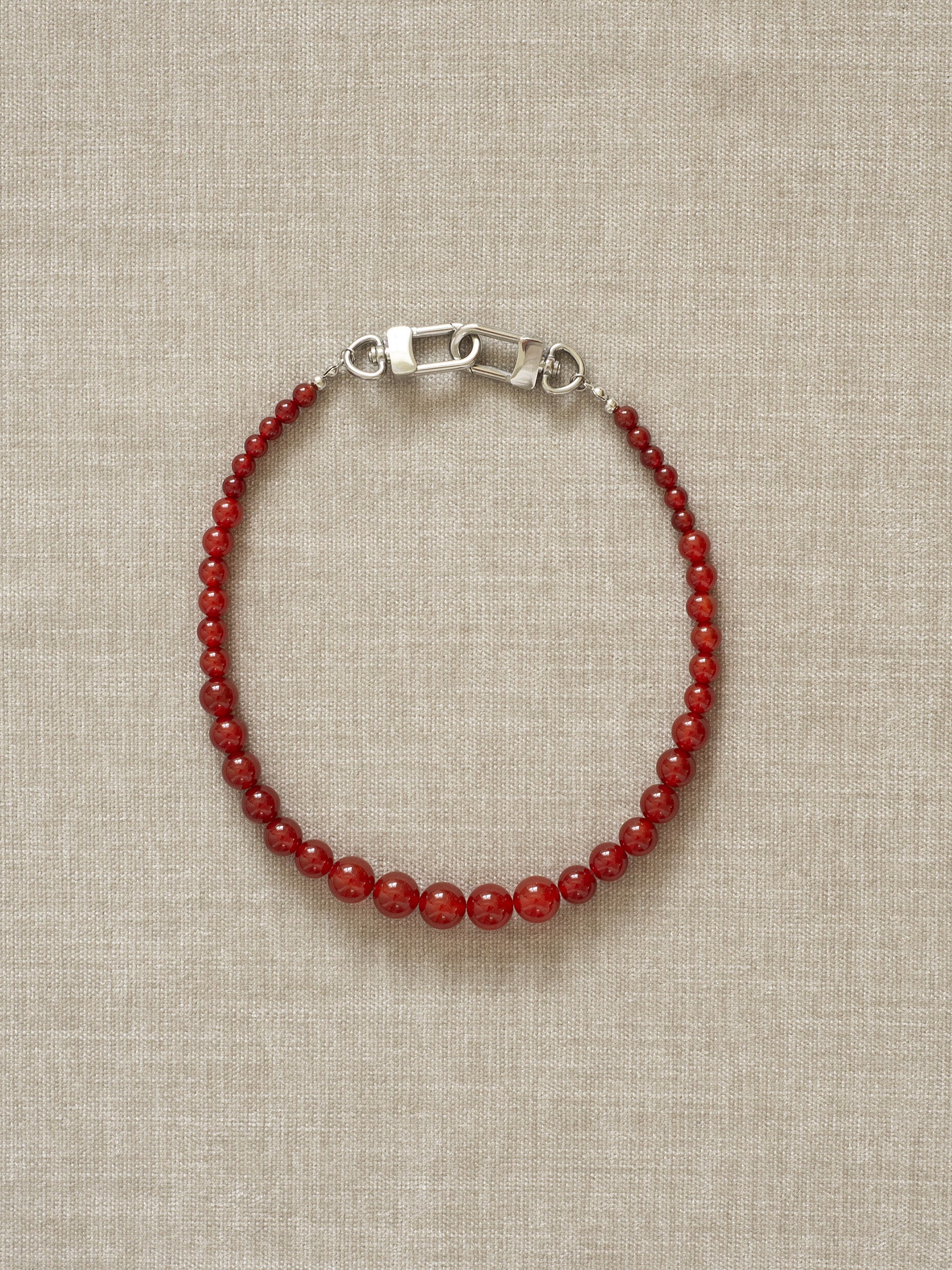Red Carnelian Beaded Phone Wristlet - Functional Jewellery | The UNDONE