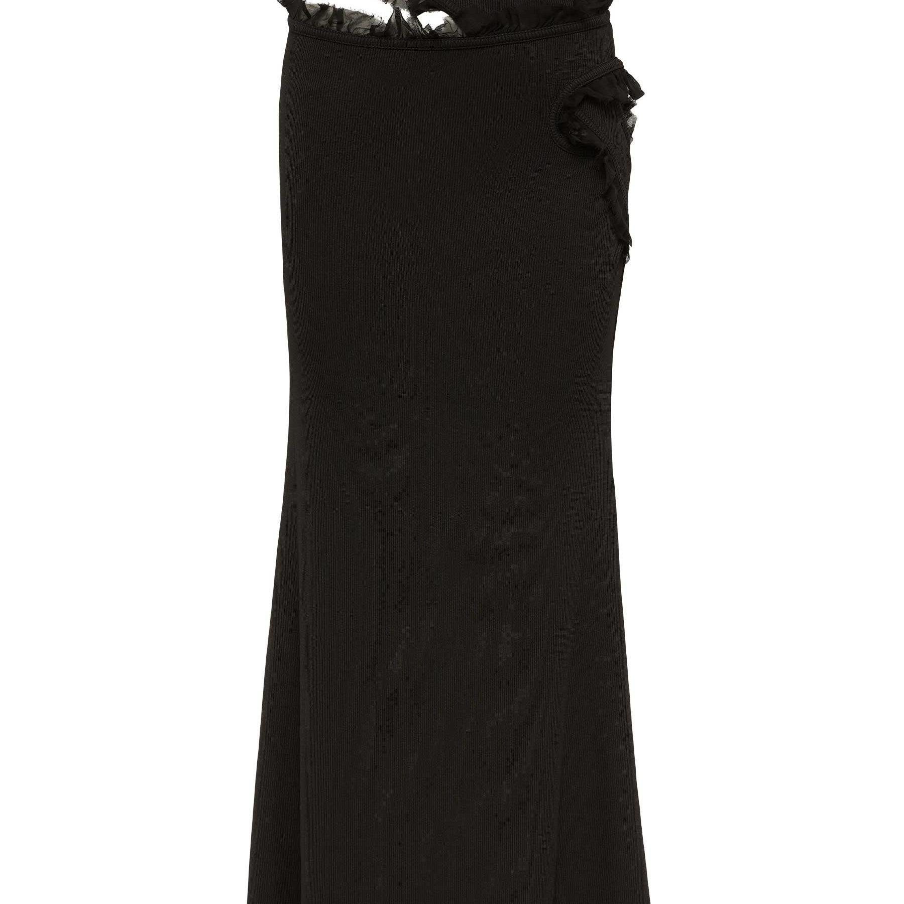 Christopher Esber | Carina Interlinked Skirt in Black | The UNDONE