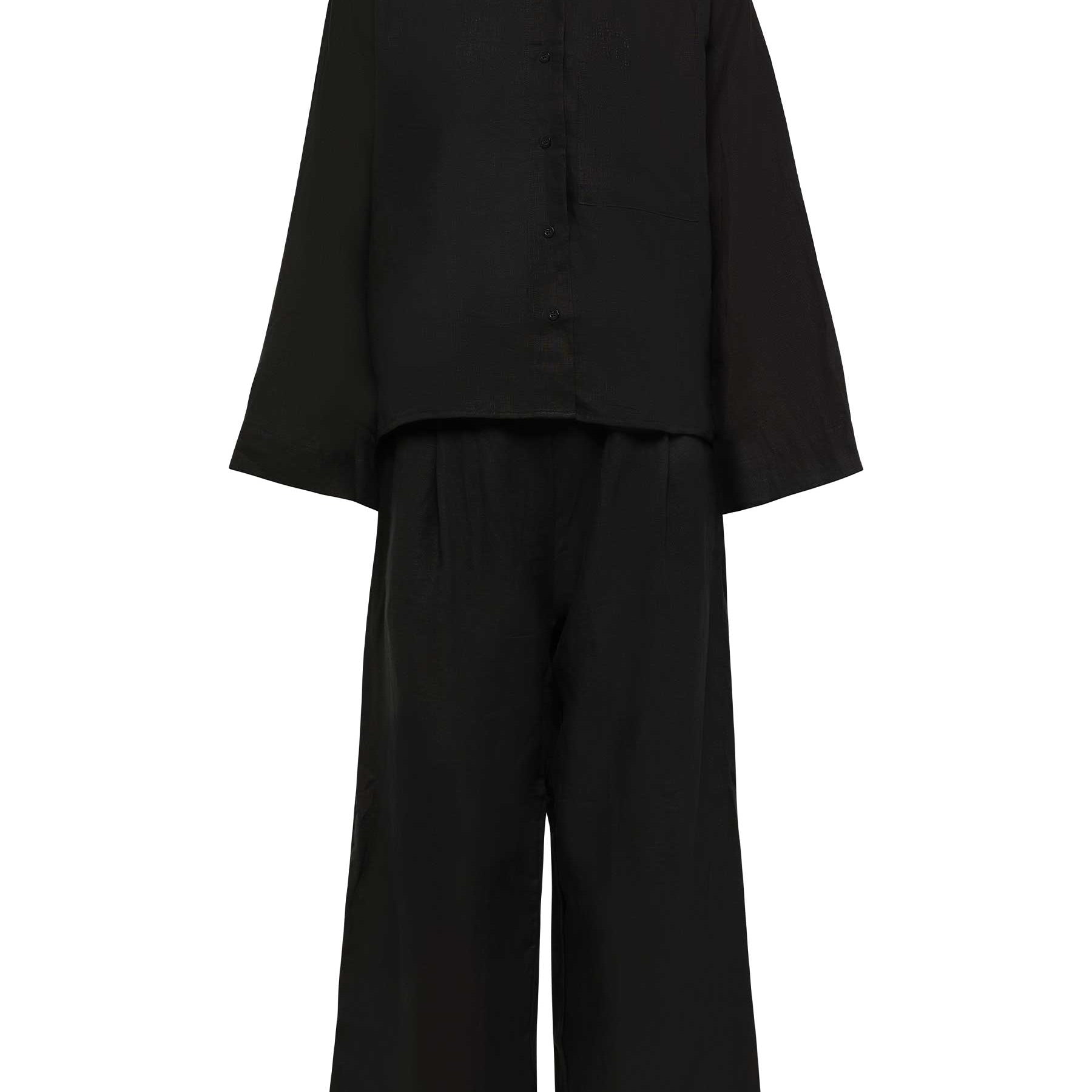 Deiji Studios | The Drawcord Set in Deep Black | The UNDONE