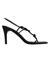Edie Collective | The Betty Knot Heel in Black | The UNDONE