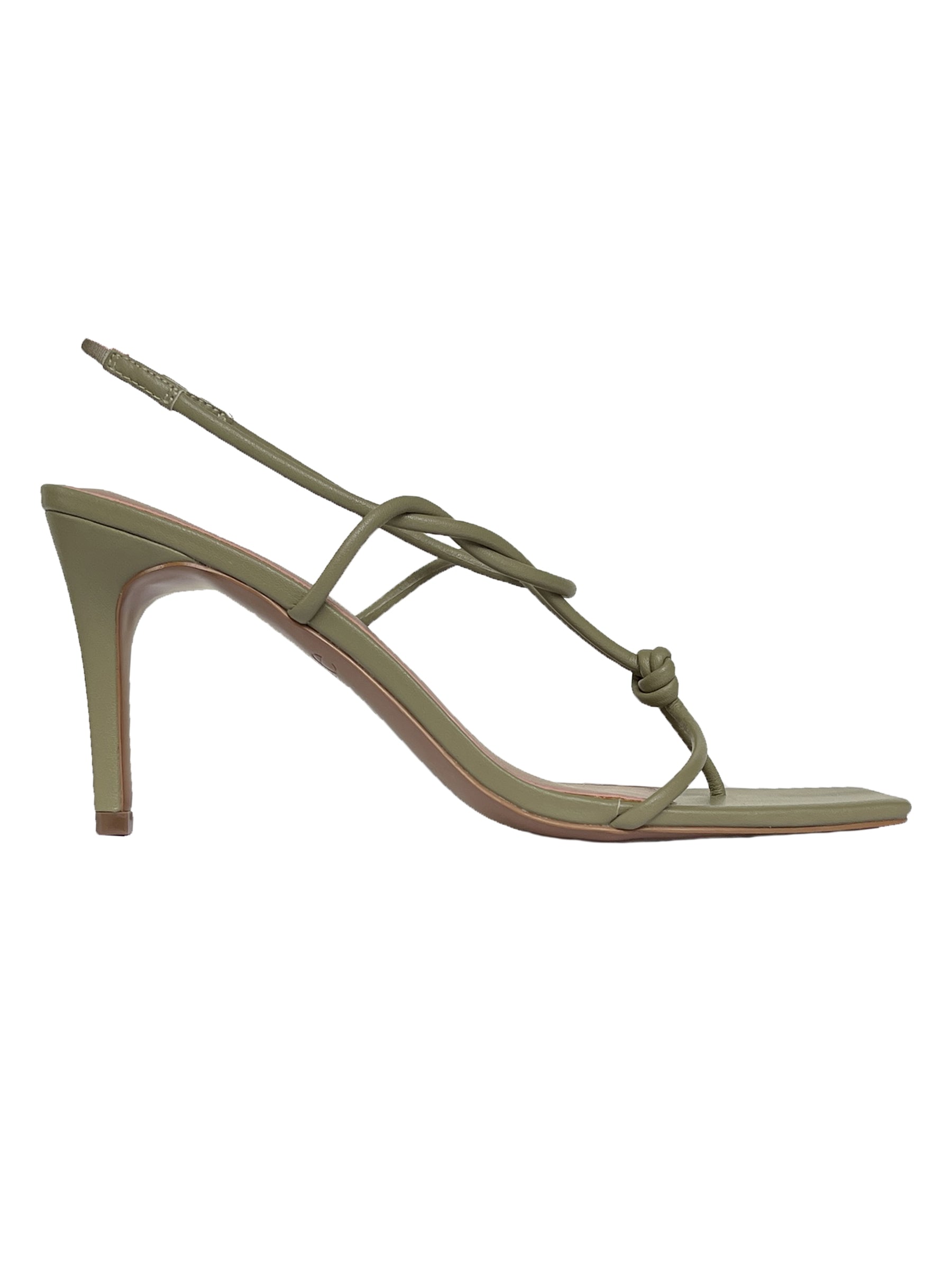 Edie Collective | The Betty Knot Heel in Sage | The UNDONE