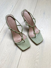Edie Collective | The Betty Knot Heel in Sage | The UNDONE