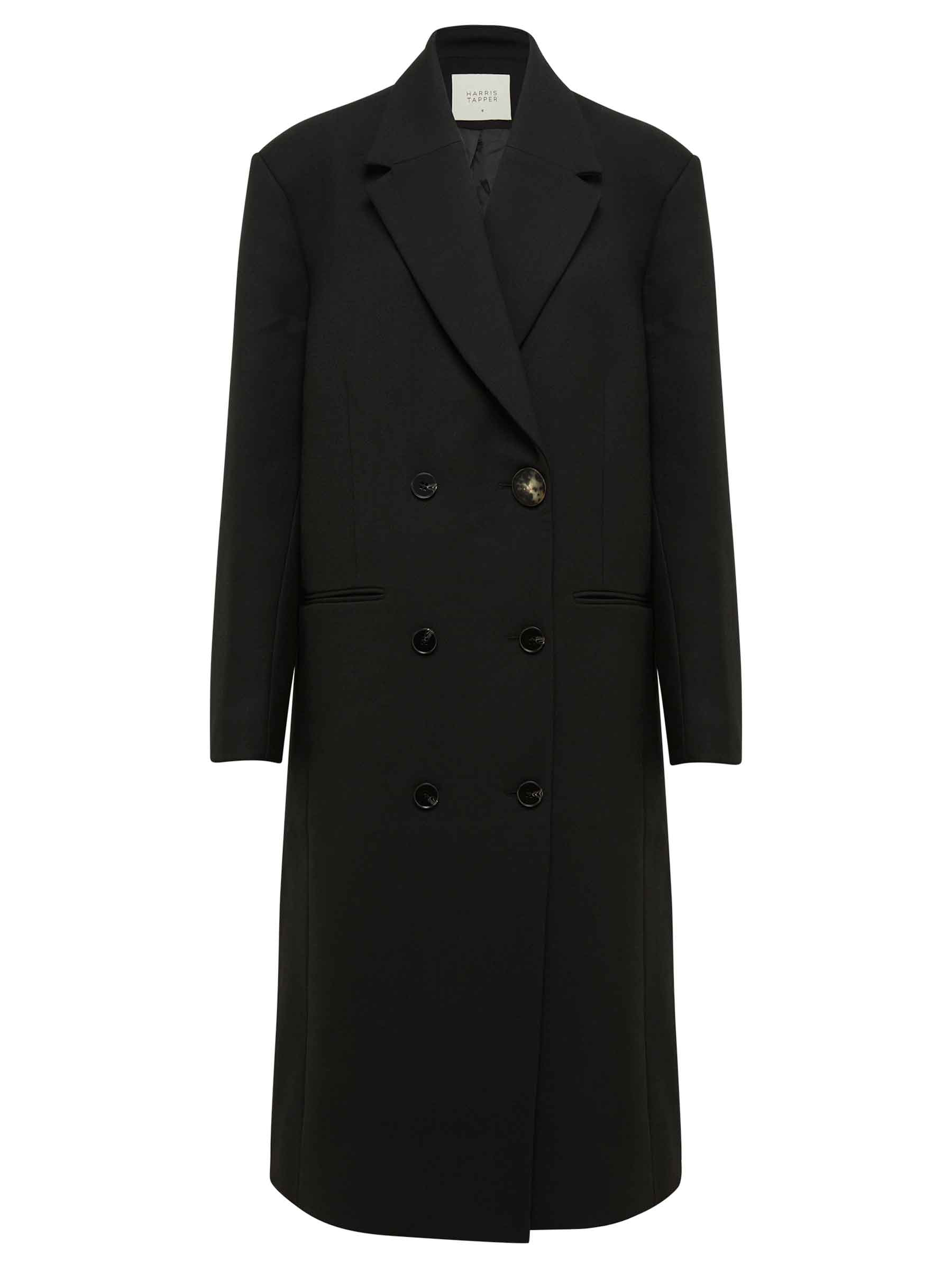 Harris Tapper | Egon Coat in Black | The UNDONE