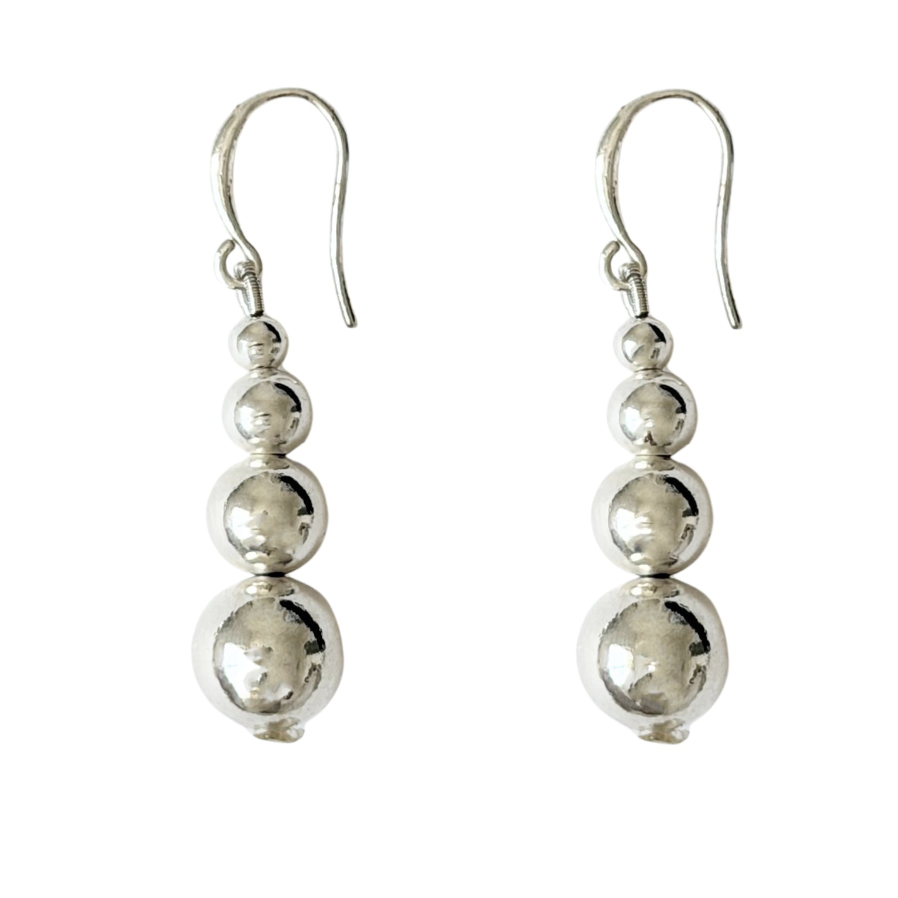 Remi Petite Beaded Earrings - Sterling Silver | The UNDONE