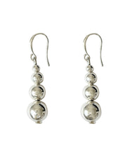 Remi Petite Beaded Earrings - Sterling Silver | The UNDONE