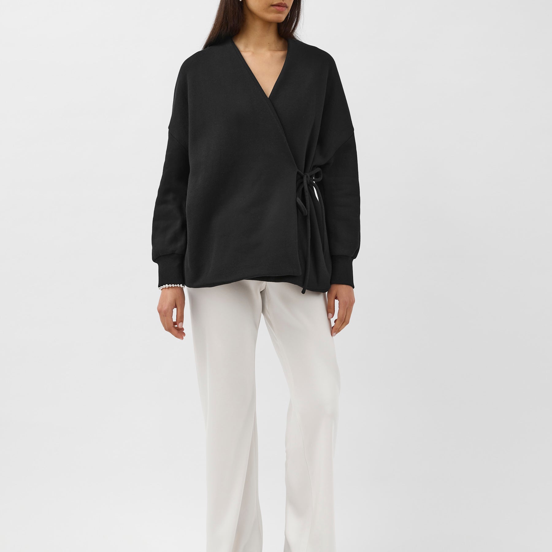 A.Emery | Myrna Bias Pant in White Oyster | The UNDONE