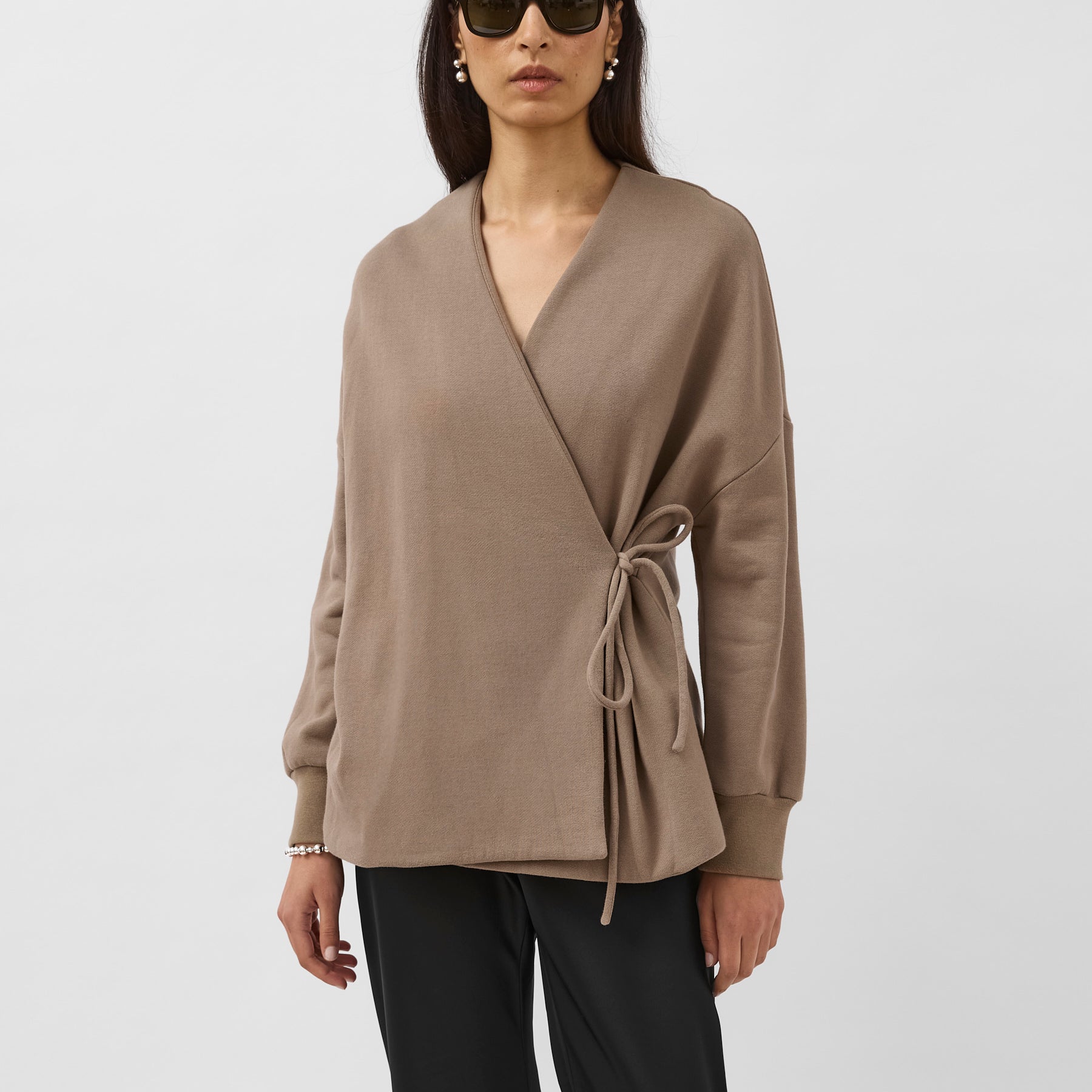A.Emery | Bailey Sweat in Beige Sable | The UNDONE