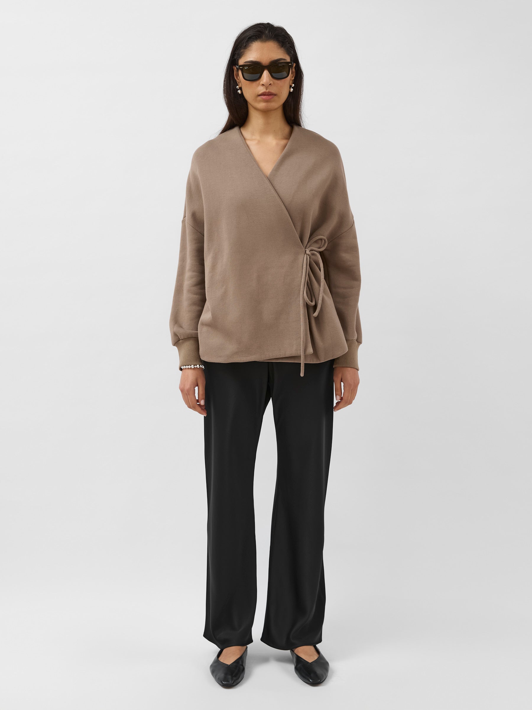 A.Emery | Bailey Sweat in Beige Sable | The UNDONE