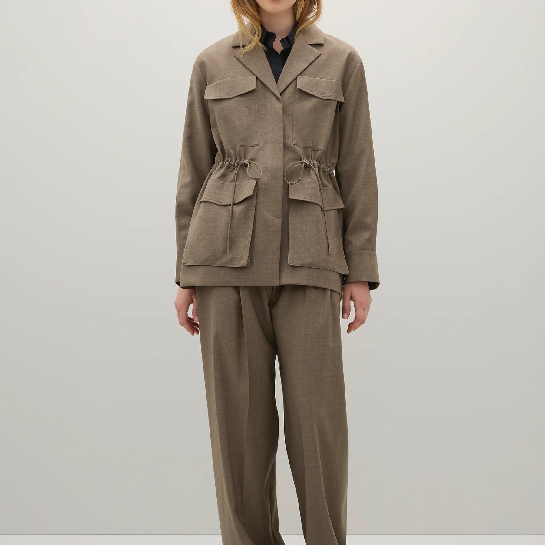 A.Emery | Bennett Jacket in Flax Melange | The UNDONE