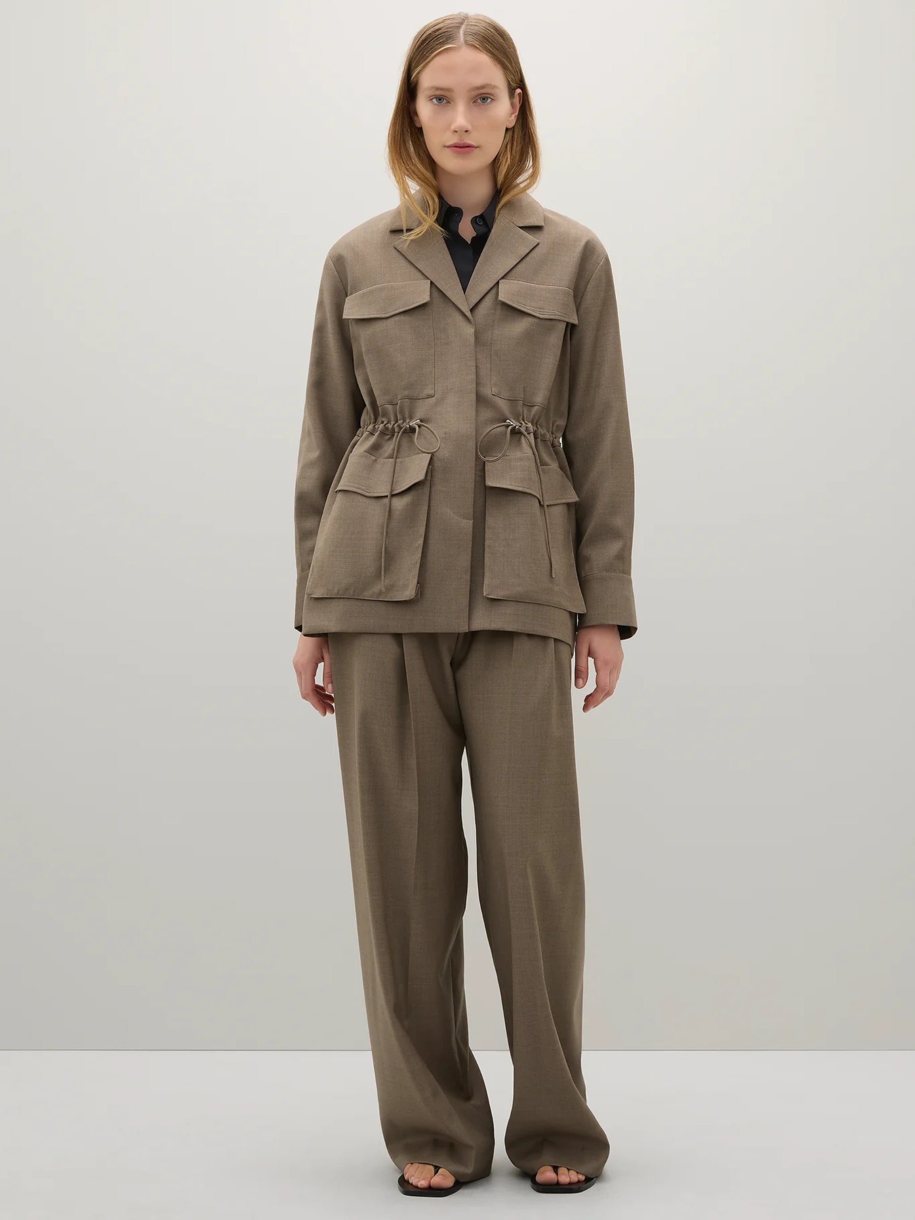 A.Emery | Bennett Jacket in Flax Melange | The UNDONE