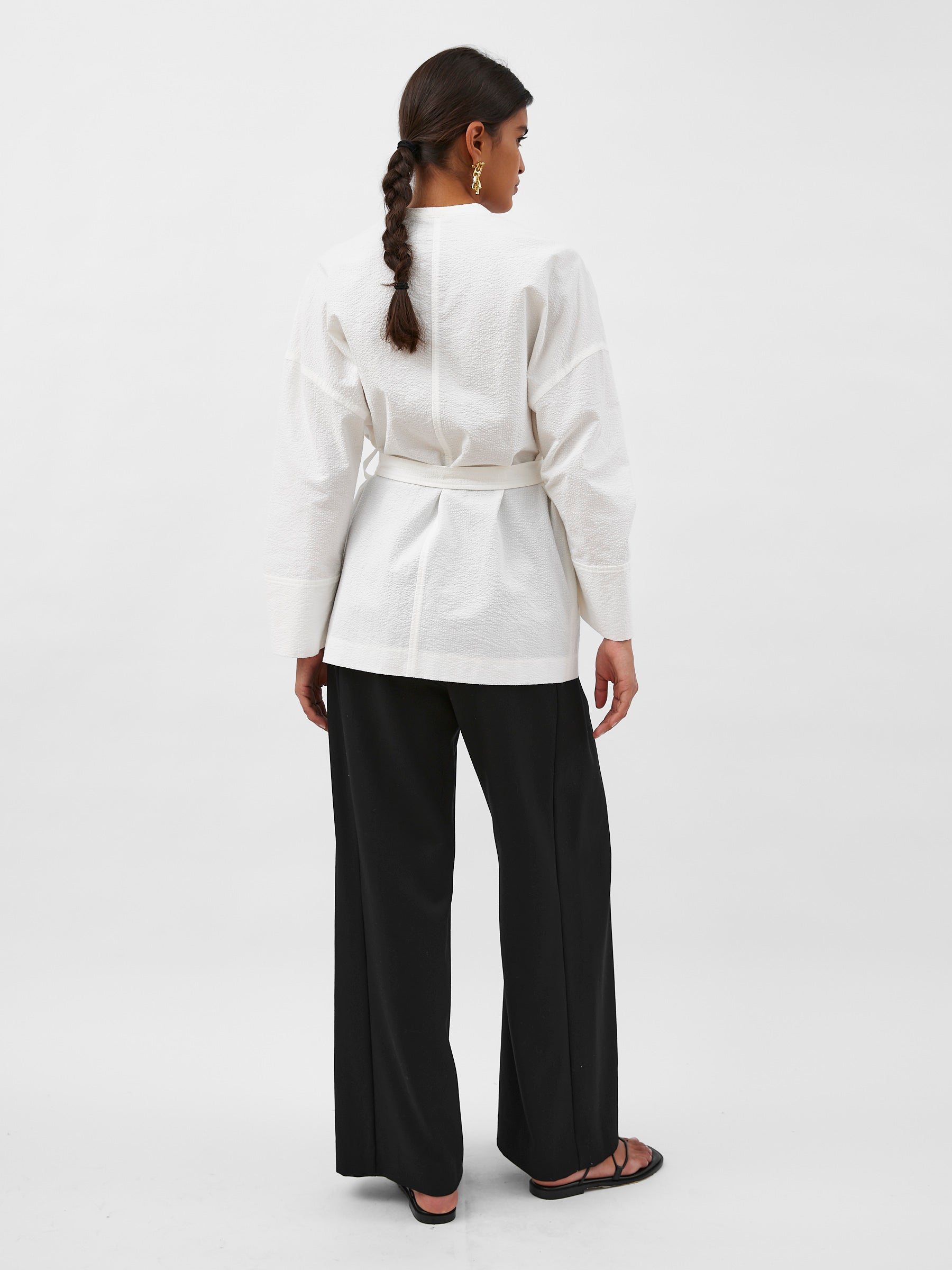 A.Emery | Errol Jacket in White Parchment | The UNDONE