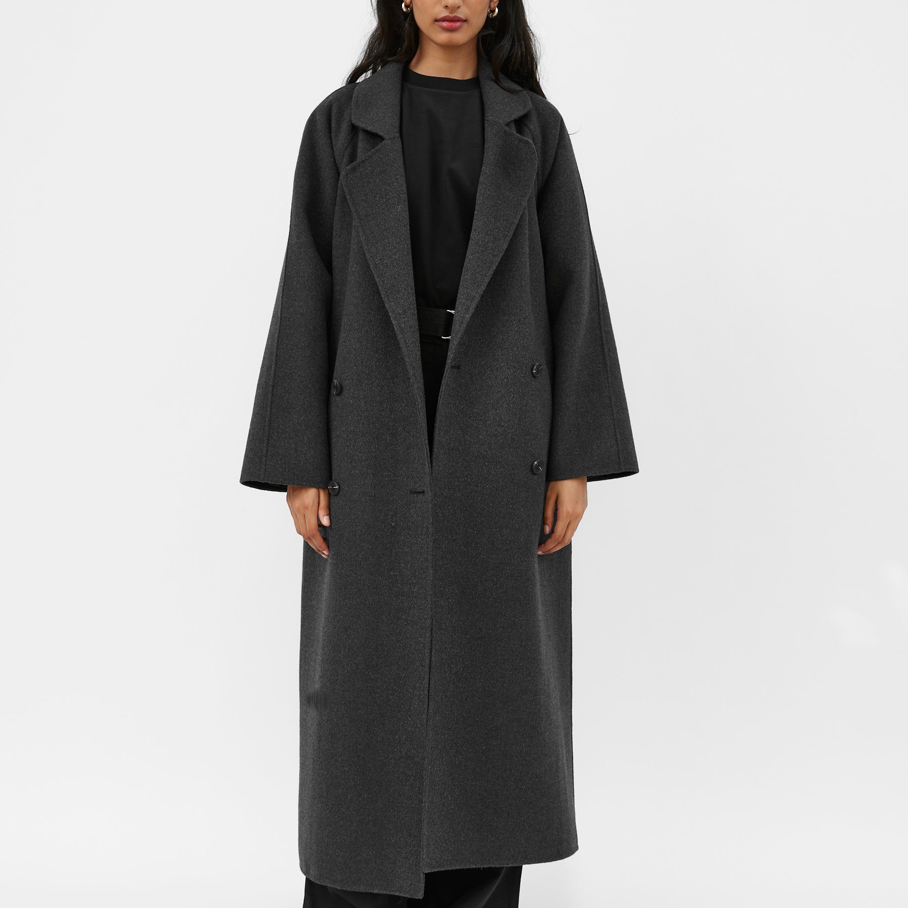 A.Emery | Evans Coat in Charcoal Melange | The UNDONE