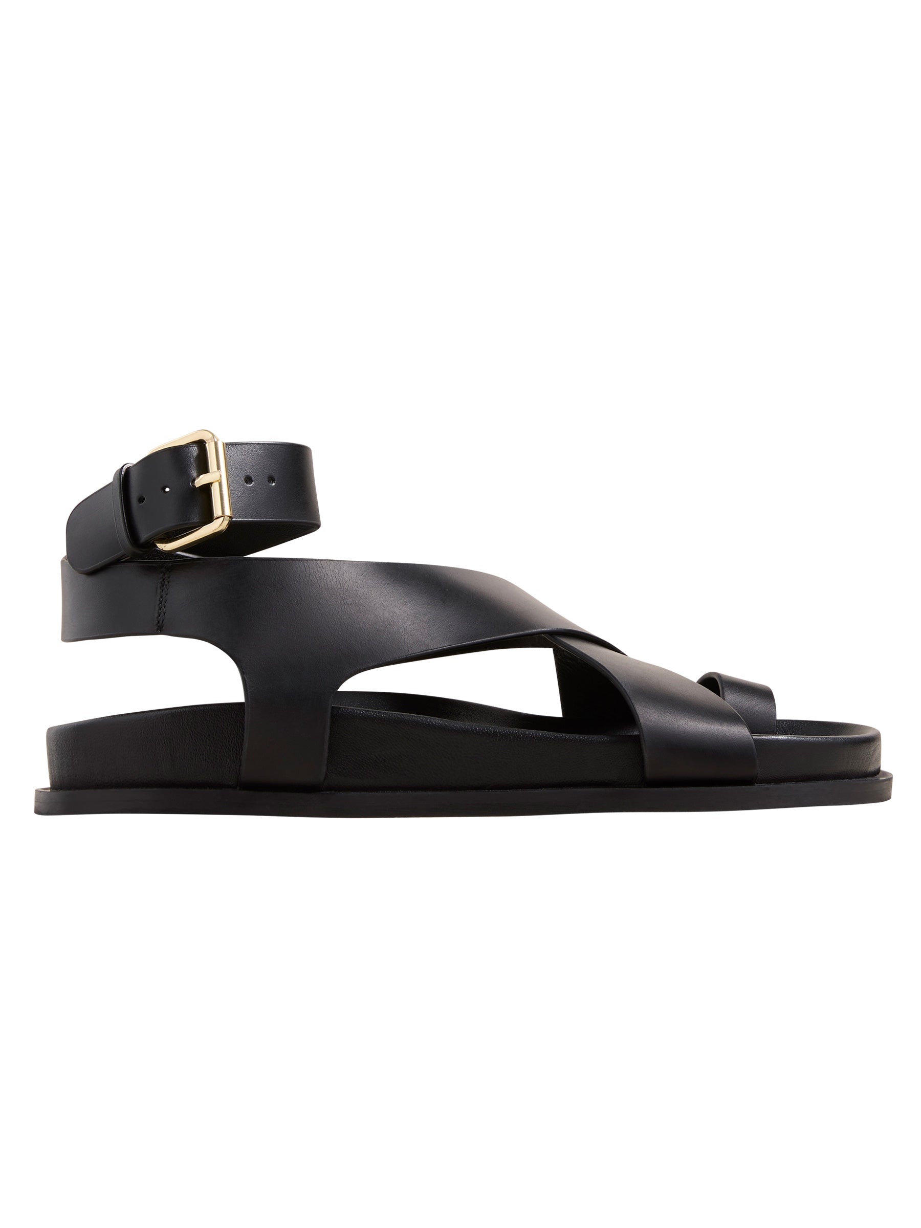 A.EMERY | Jalen Sandal in Black | The UNDONE
