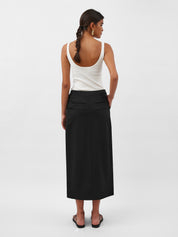 A.Emery | Joan Wrap Skirt in Black | The UNDONE