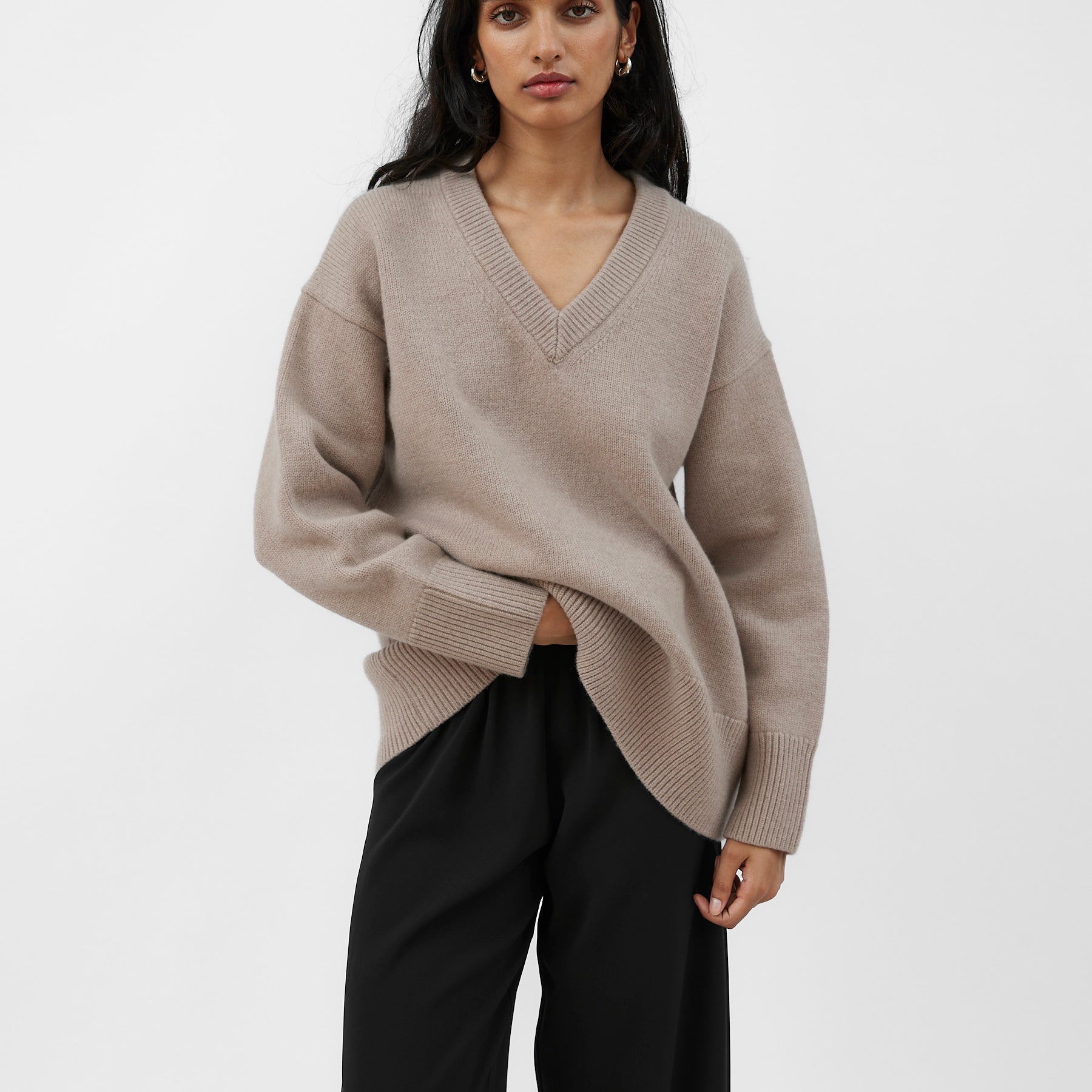 A.Emery | Lewis Knit in Almond Melange | The UNDONE