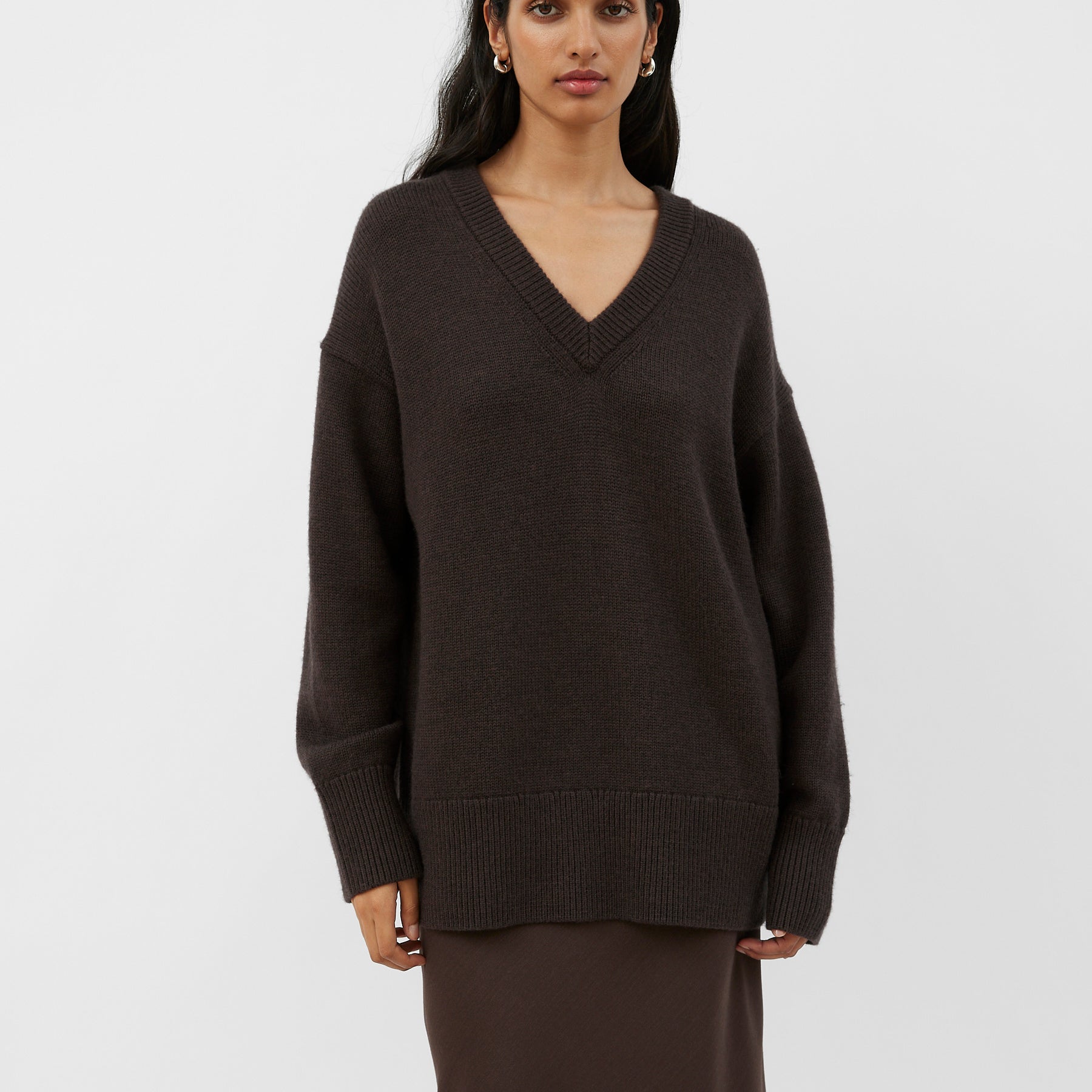 A.Emery | Lewis Knit in Chocolate Melange | The UNDONE