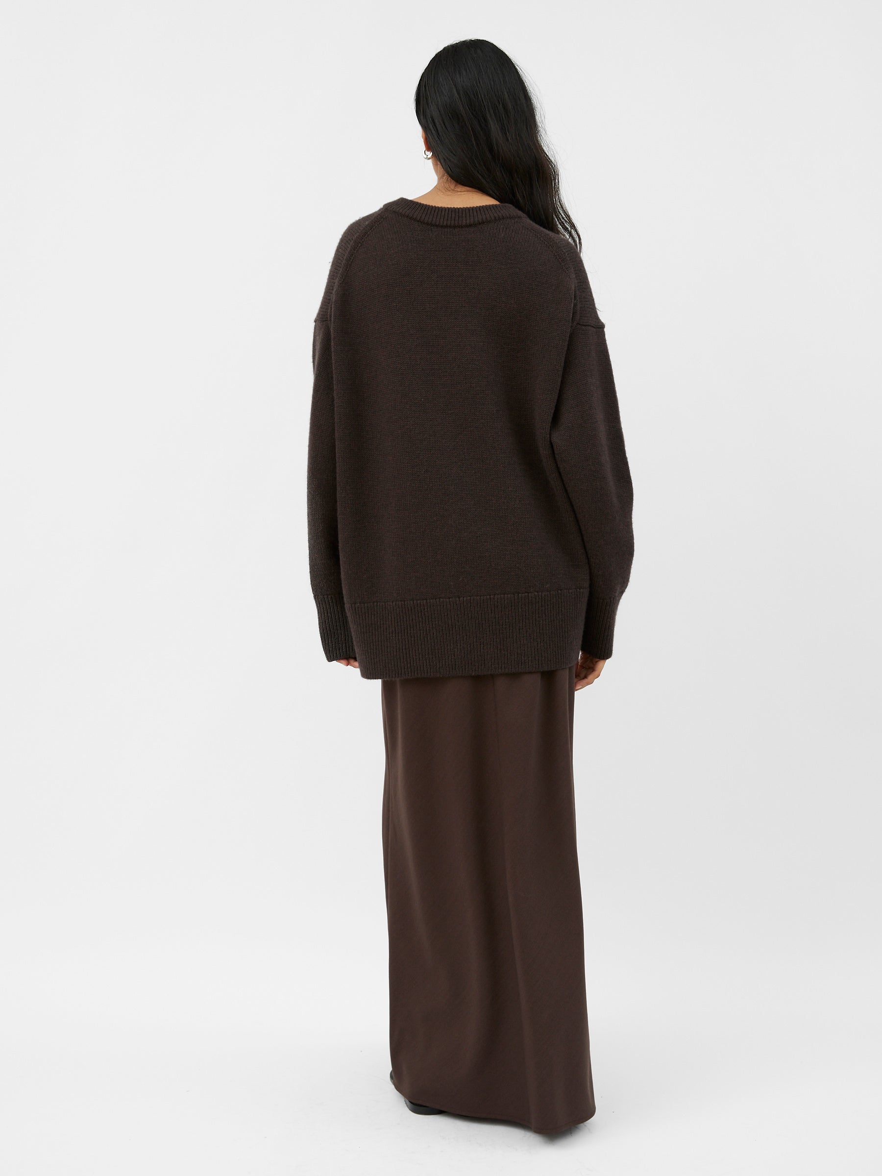 A.Emery | Lewis Knit in Chocolate Melange | The UNDONE
