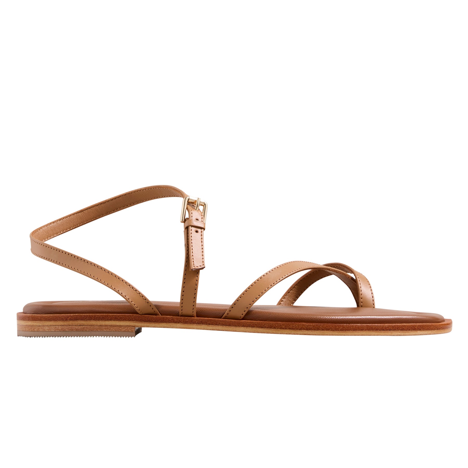 A.Emery | Lucia Sandal in Deep Tan | The UNDONE