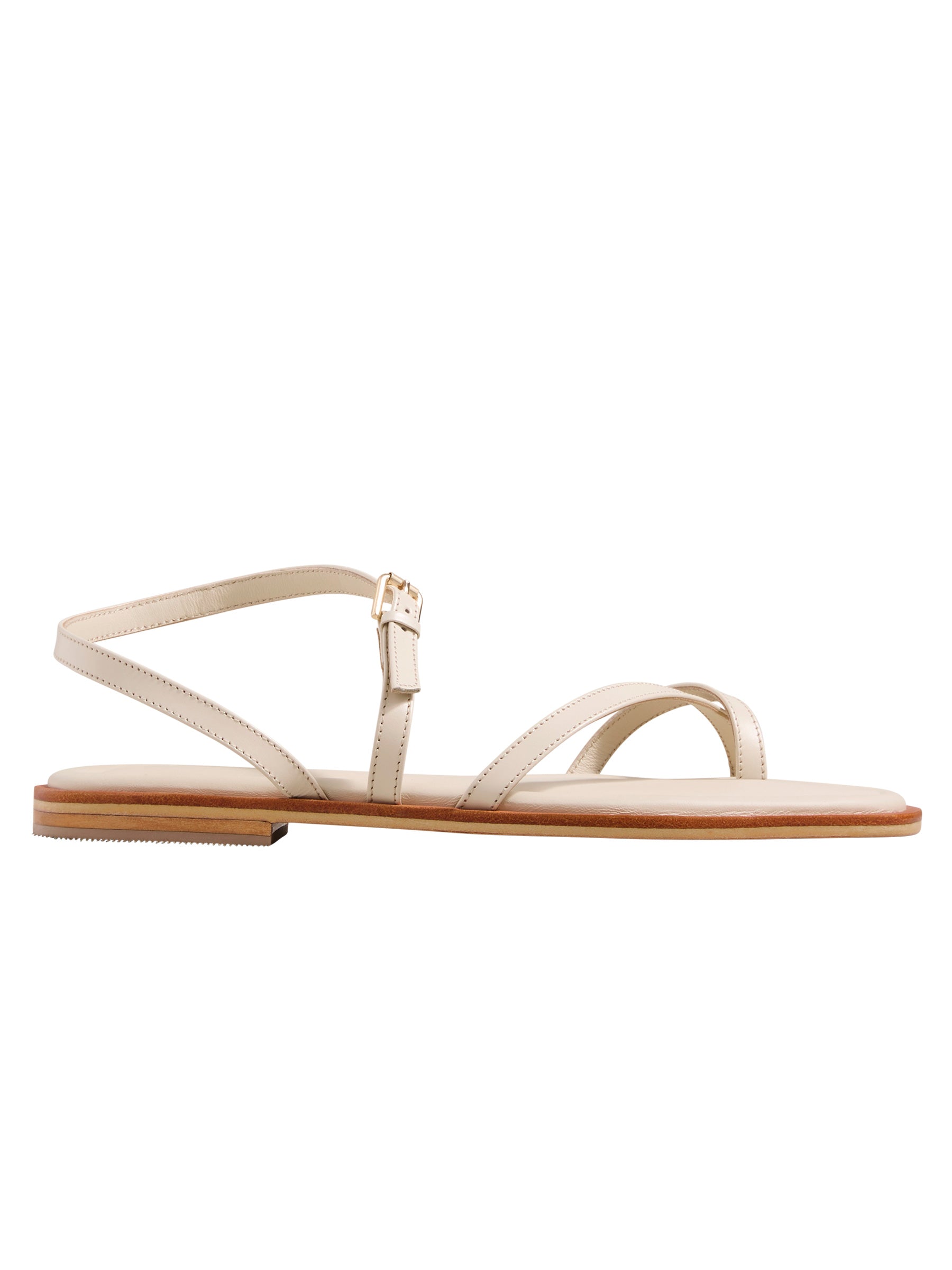 A.Emery | Lucia Sandal in Eggshell | The UNDONE