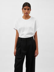 A.Emery | Mae Batwing Shirt in White Parchment | The UNDONE