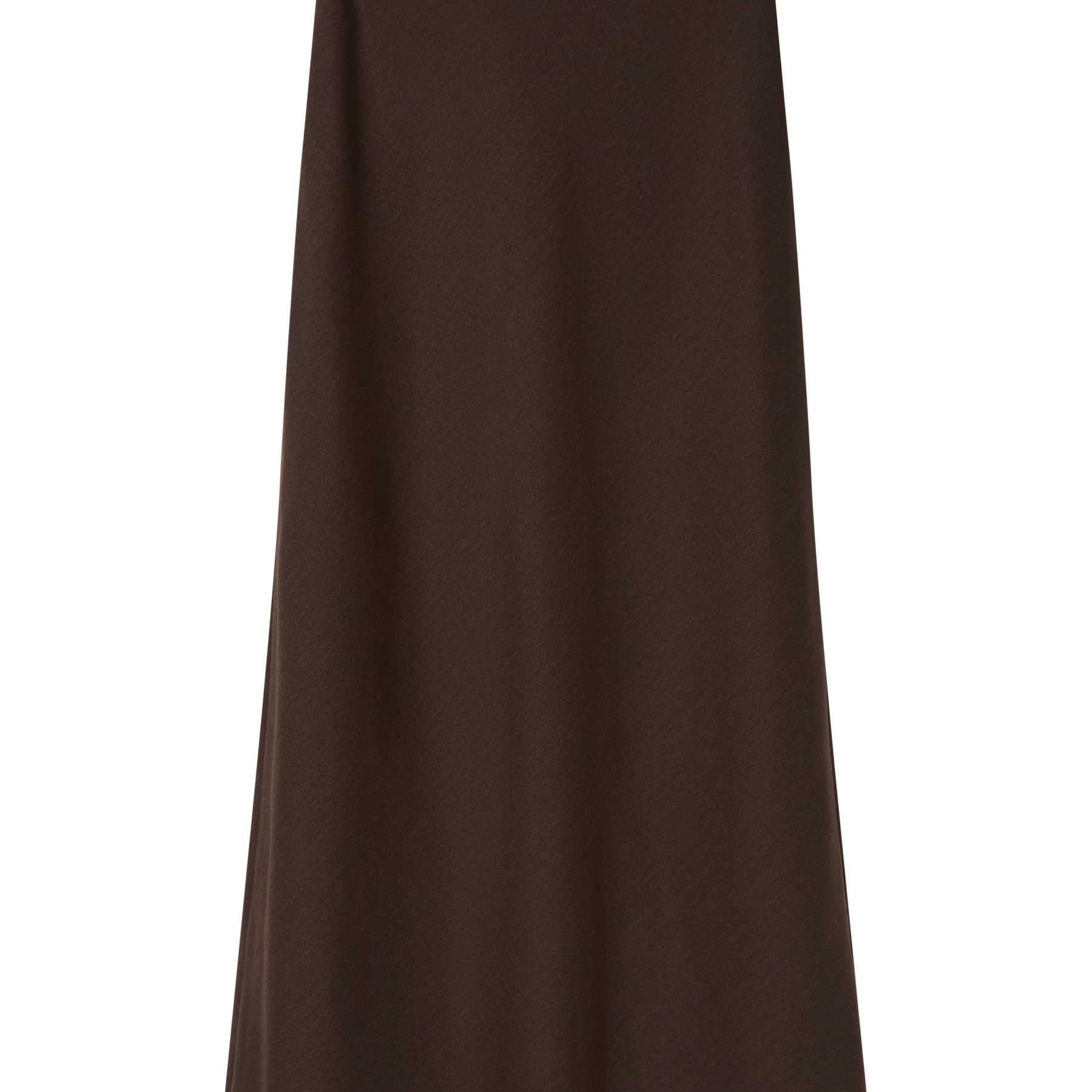 A.Emery | Riva Bias Skirt in Chocolate | The UNDONE