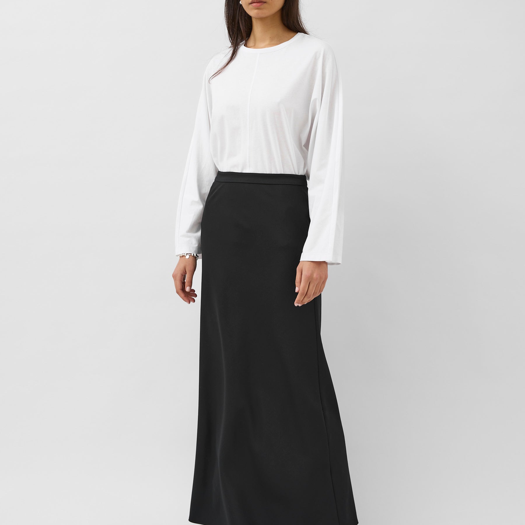 A.Emery | Riva Bias Skirt in Black | The UNDONE