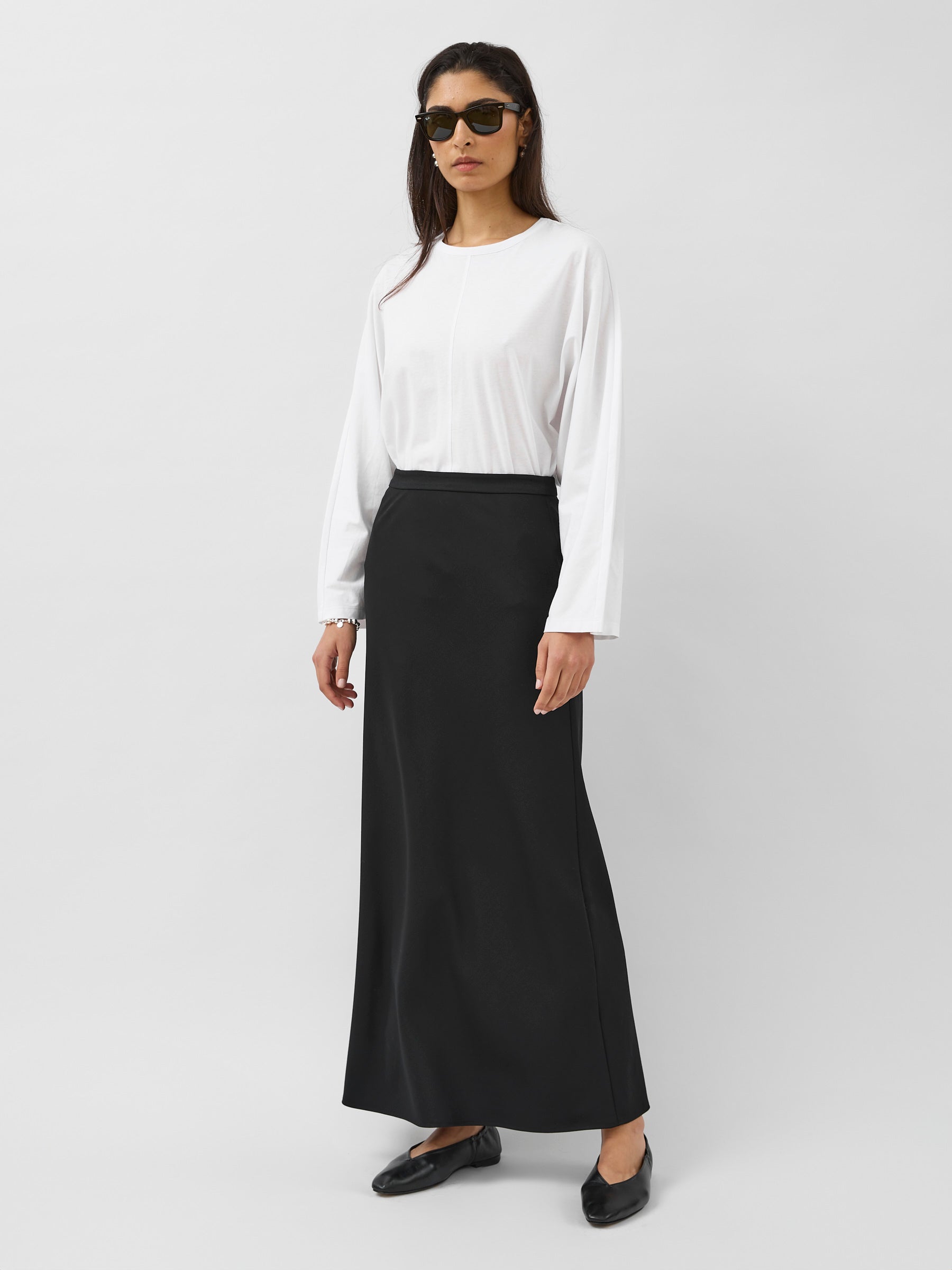 A.Emery | Riva Bias Skirt in Black | The UNDONE