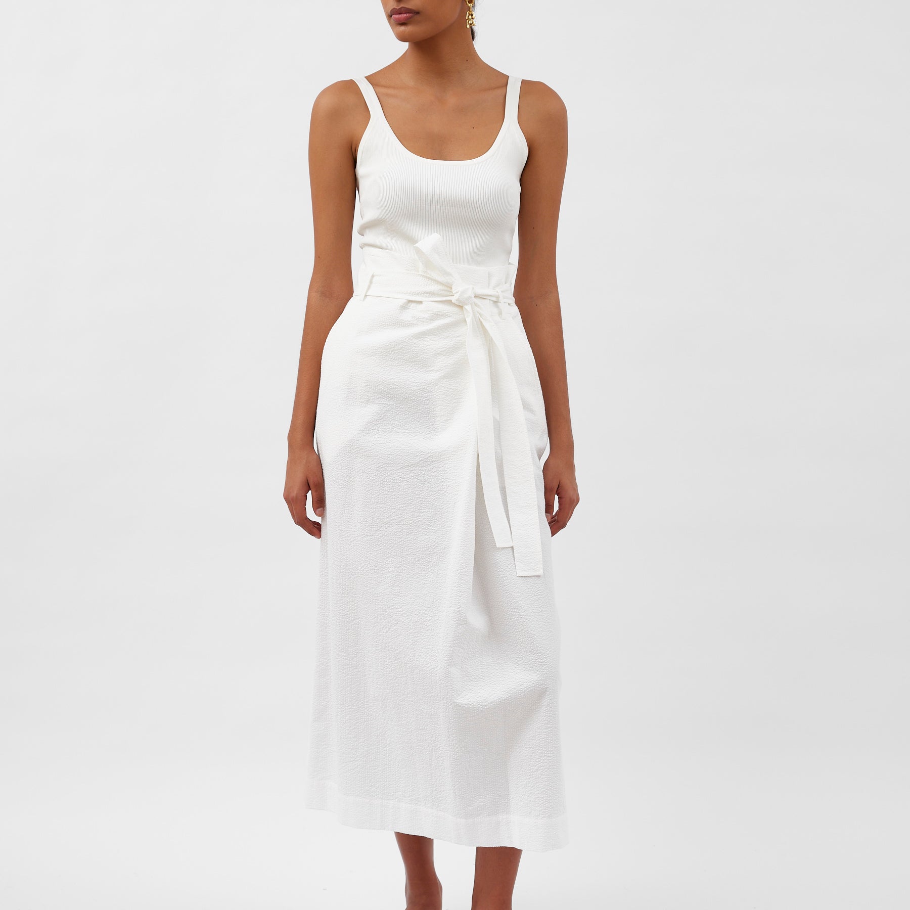 A.Emery | Ven Skirt in White Parchment | The UNDONE