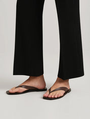 A.Emery | Kinto Sandal Flip Flop Thong in Dark Brown | The UNDONE