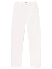 AGOLDE | Kelly Jean in White Milkshake | The UNDONE