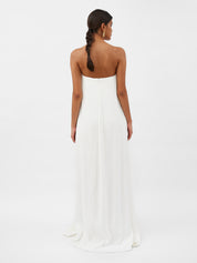 Anna Quan | Delfina Dress in White Carta | The UNDONE