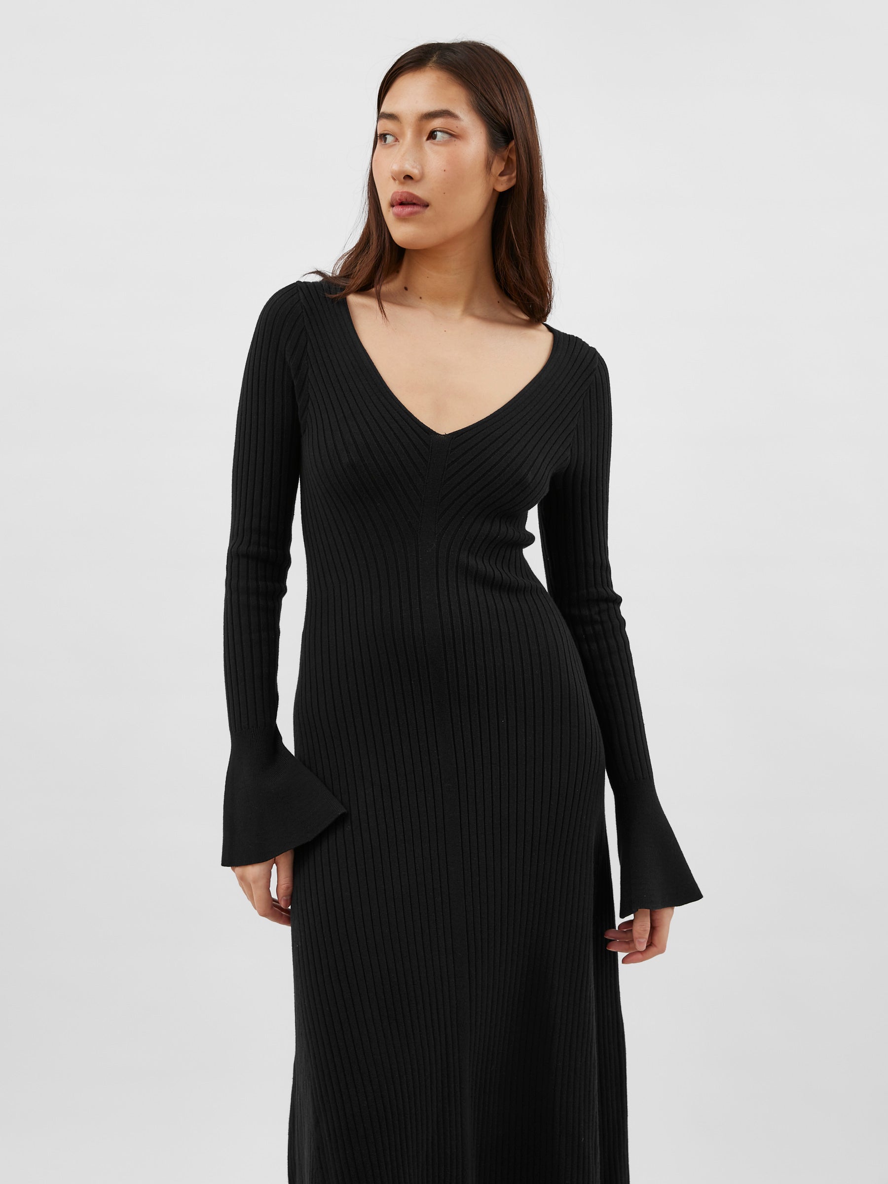 Anna Quan | Larissa Dress in Black Raven | The UNDONE