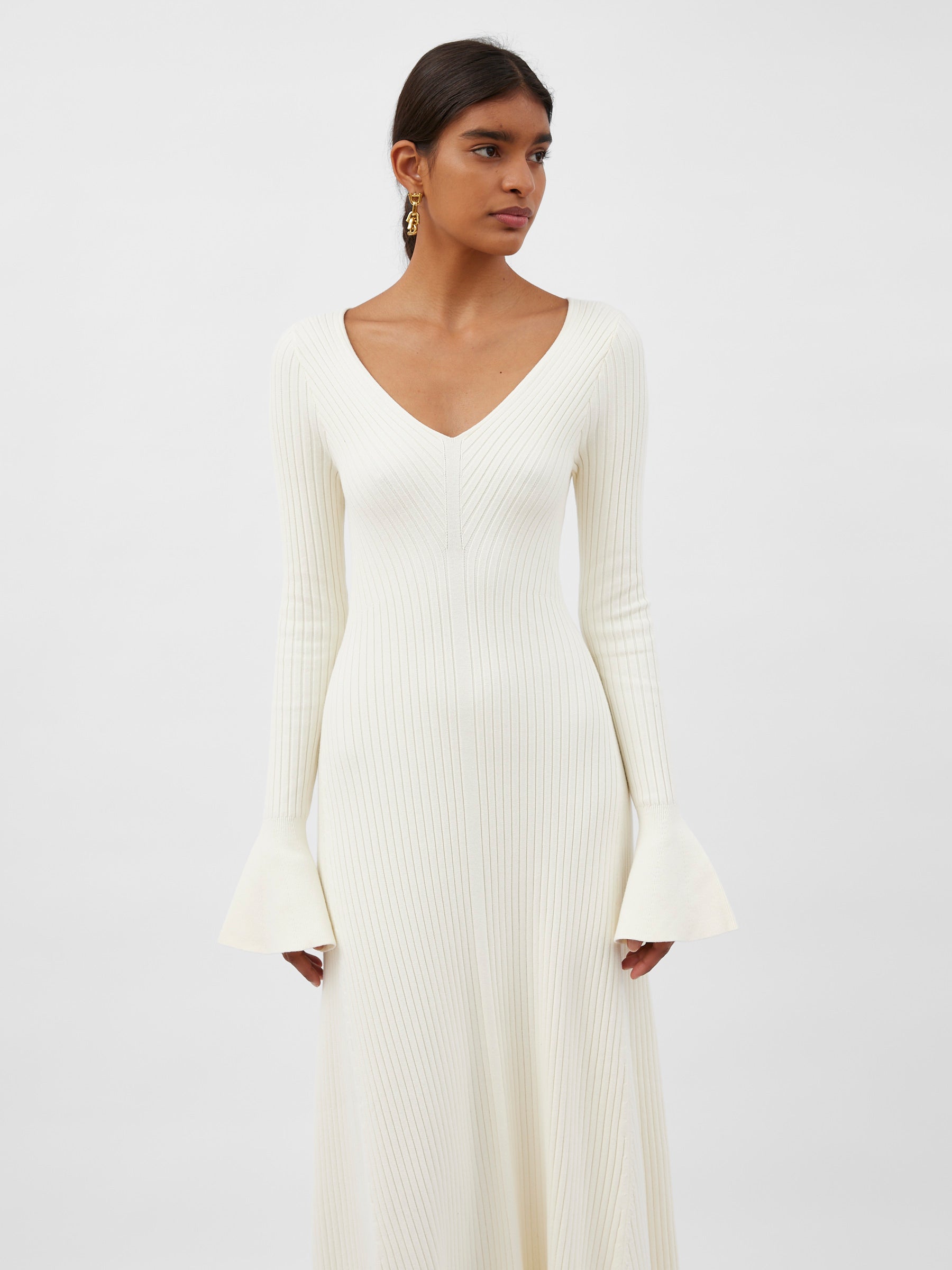 Anna Quan | Larissa Dress in White Silence | The UNDONE