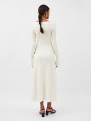 Anna Quan | Larissa Dress in White Silence | The UNDONE