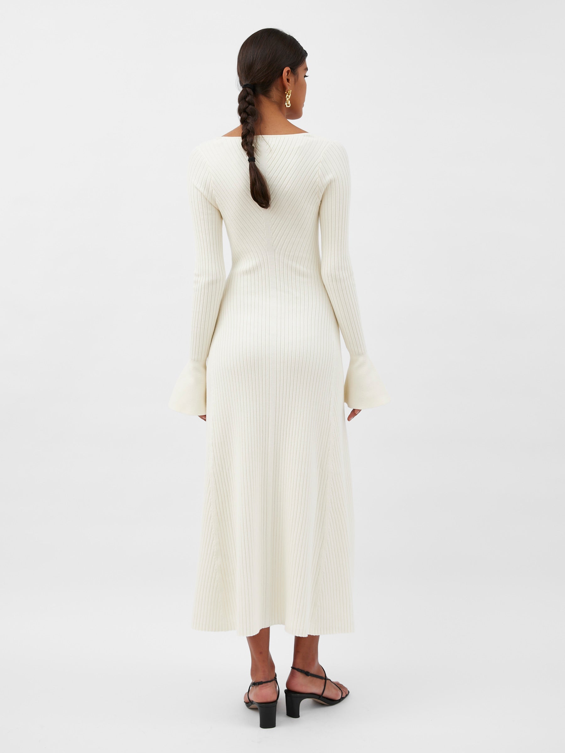 Anna Quan | Larissa Dress in White Silence | The UNDONE