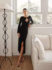 Arnsdorf | Stephanie Dress in Black | The UNDONE