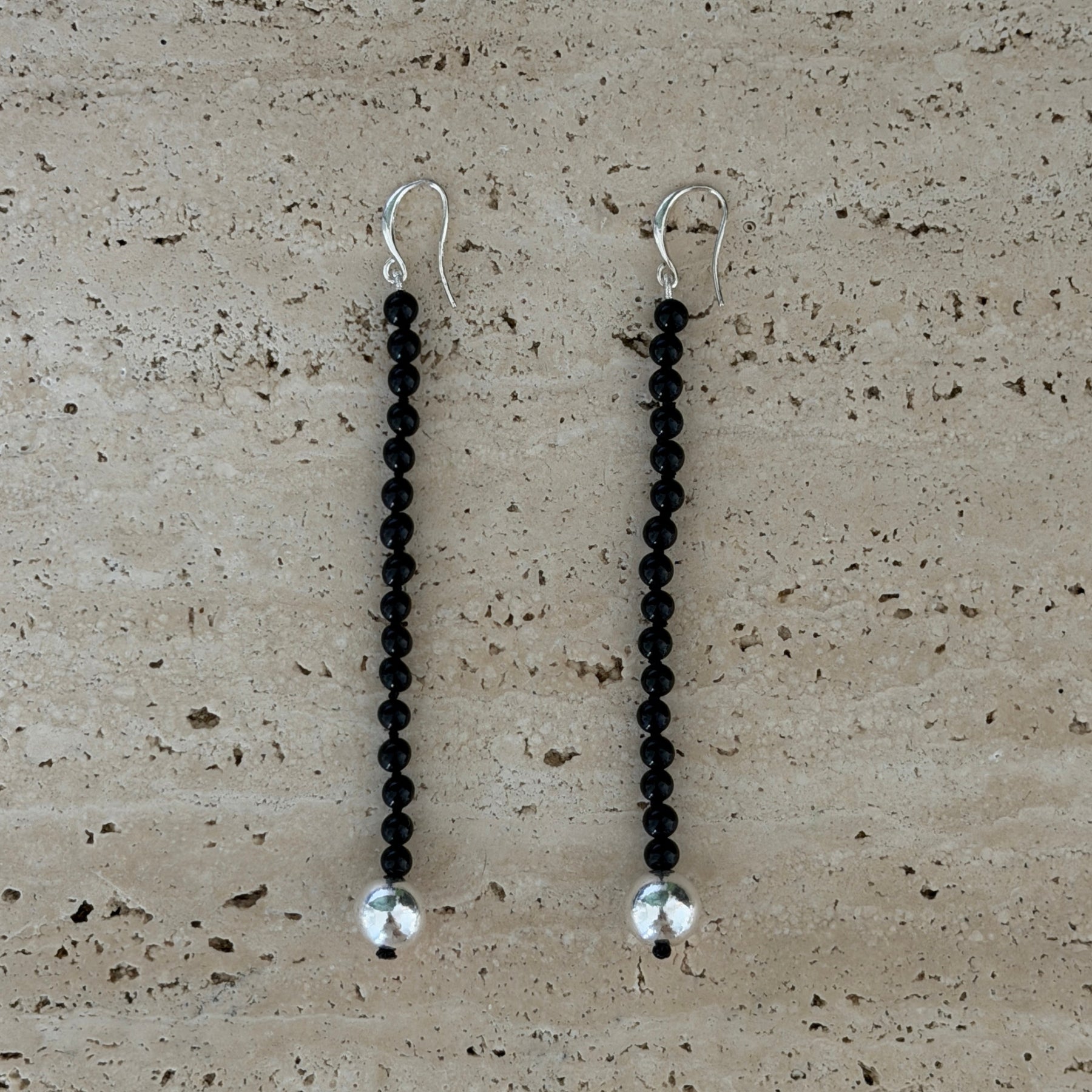 Cait Earrings - Black Onyx | The UNDONE