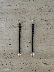 Cait Earrings - Black Onyx | The UNDONE