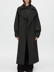 Camilla and Marc Nemesia Trench in Black | TheUNDONE