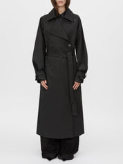 Camilla and Marc Nemesia Trench in Black | TheUNDONE