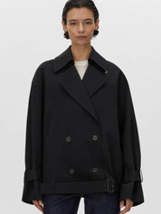 Camilla and Marc Neroli Short Trench in Black | TheUNDONE