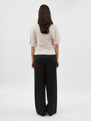 Christopher Esber | Side Cowl Waist Tee in Putty | The UNDONE