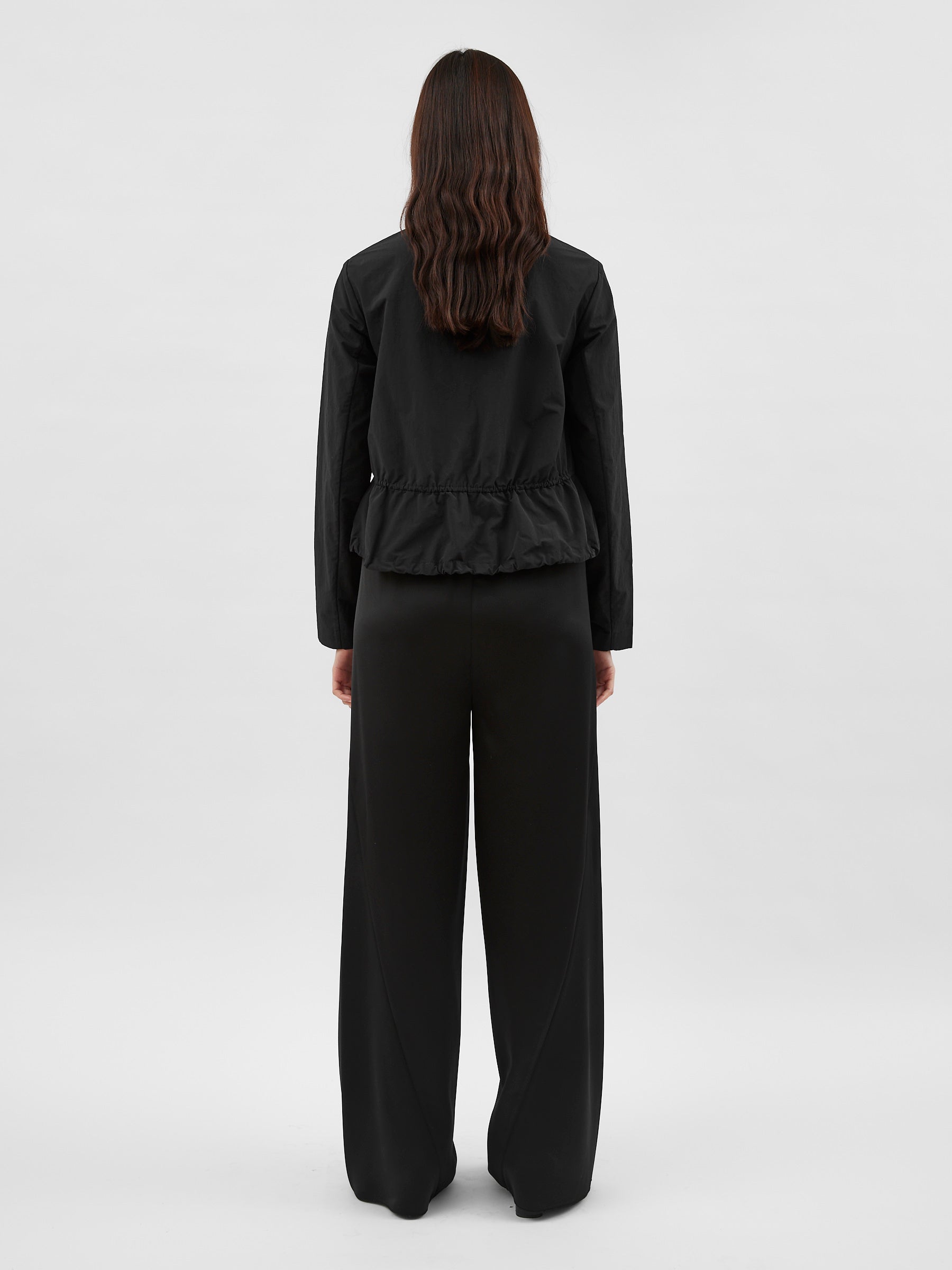 Christopher Esber | Calero Tie Front Top in Black | The UNDONE