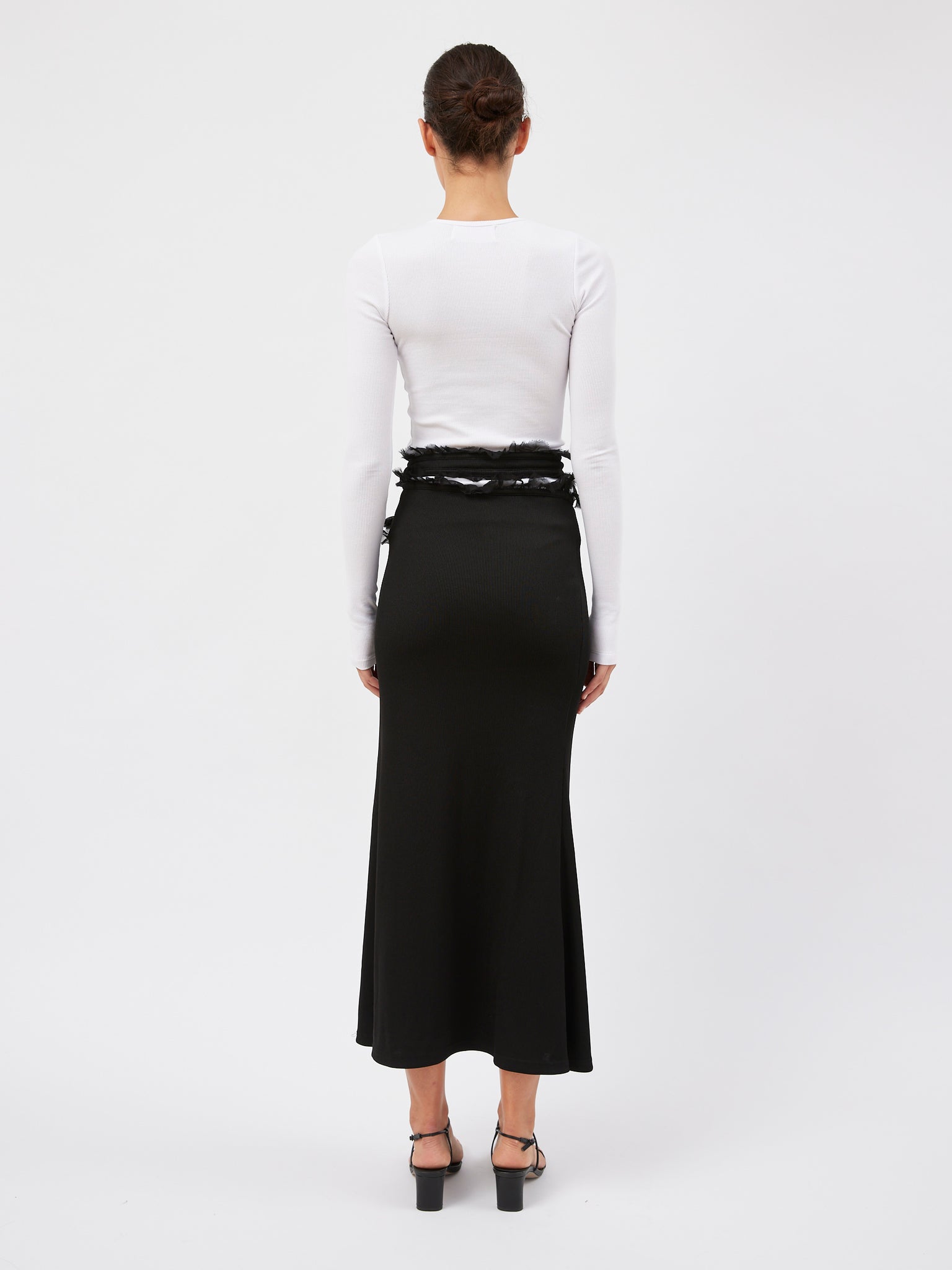 Christopher Esber | Carina Interlinked Skirt in Black | The UNDONE by ...
