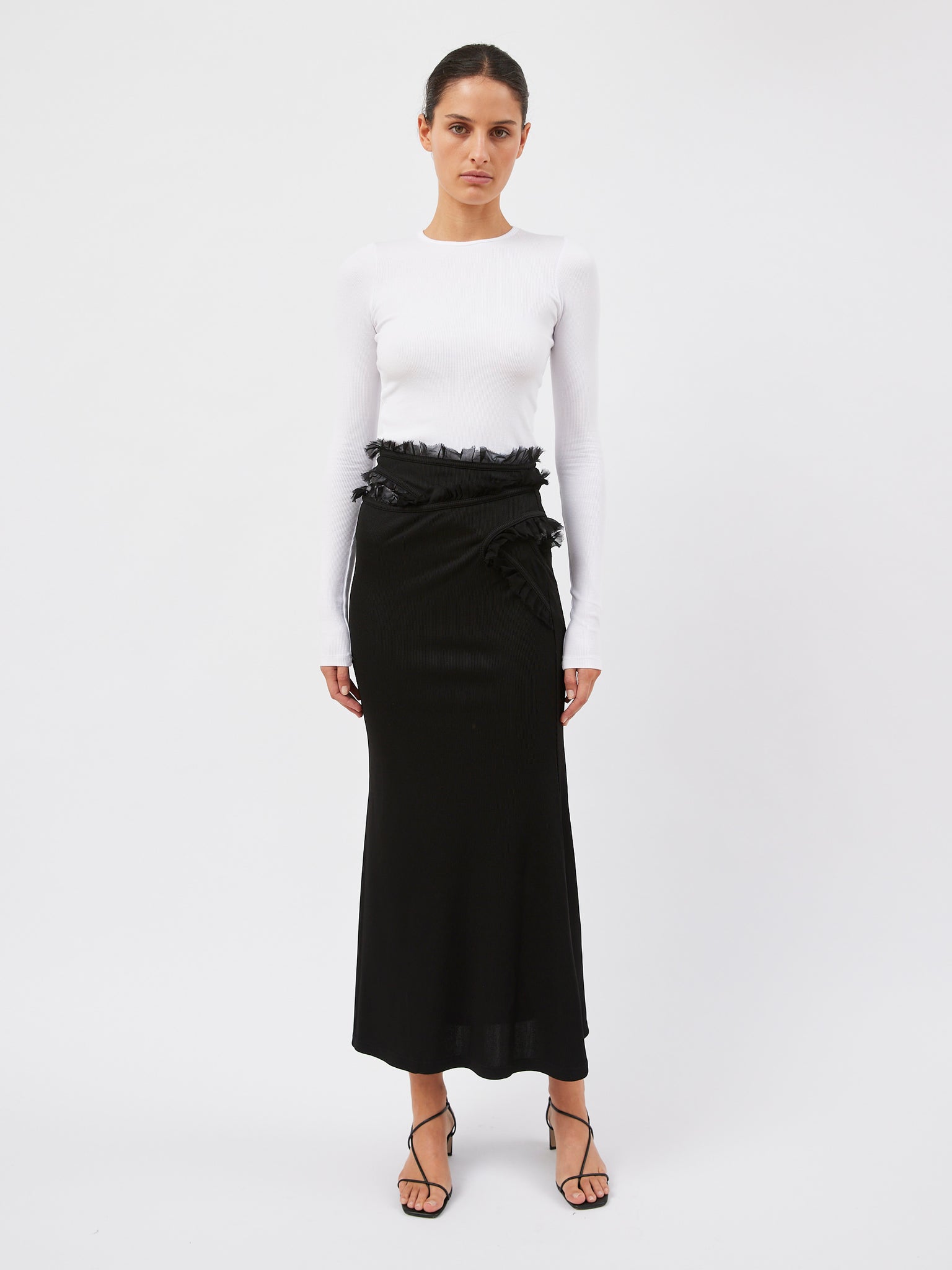 Christopher Esber | Carina Interlinked Skirt in Black | The UNDONE by ...